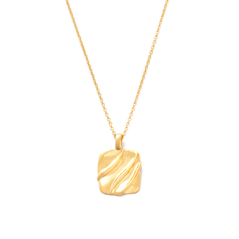 S925 Sterling Silver Irregular Initial Collarbone Necklace With Pearl