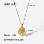 2H Stainless Steel Eight-Pointed Star Necklace Collarbone Chain Jewelry necklace