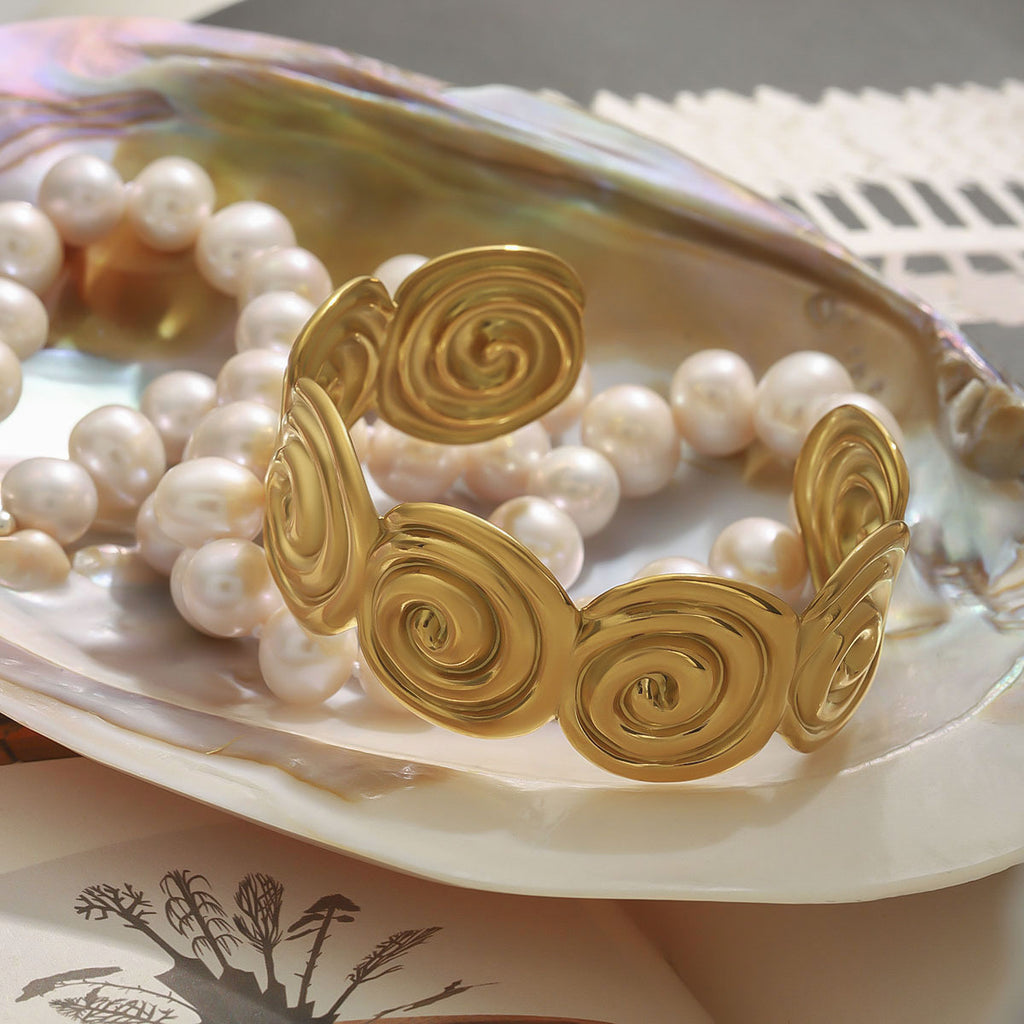 Conch Bracelet for Women, Non-Fading Jewelry, Stainless Steel Accessories