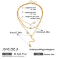 Polished Stainless Steel Lariat Necklace with Cubic Zirconia Detail with cubic zirconia and lariat details — jewelry finish and design detail