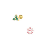 Geometric Stud 925 Sterling Silver Earrings — craftsmanship detail — jewelry finish and design detail