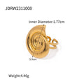 Stainless Steel Ring in Gold-Plated — Easy-Layering Style — material detail — jewelry finish and design detail