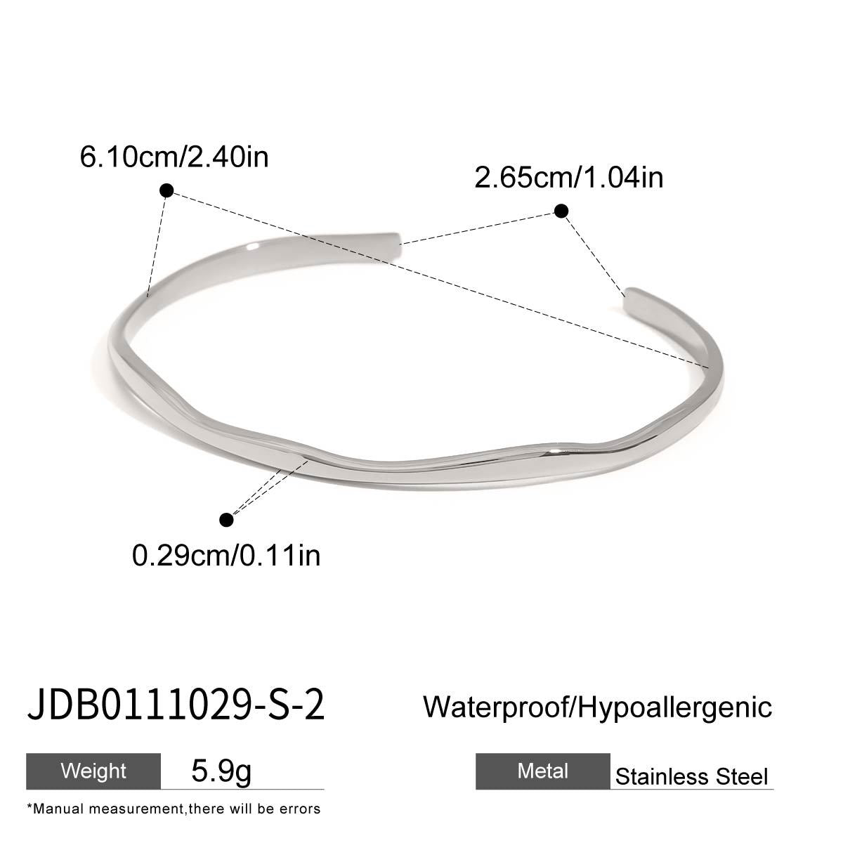 Jewelry Bracelet Non-Fading Bangle Stackable Stainless Steel Accessories bracelet