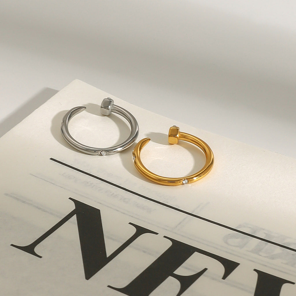 The ring does not fade rings Stainless Steel Jewelry