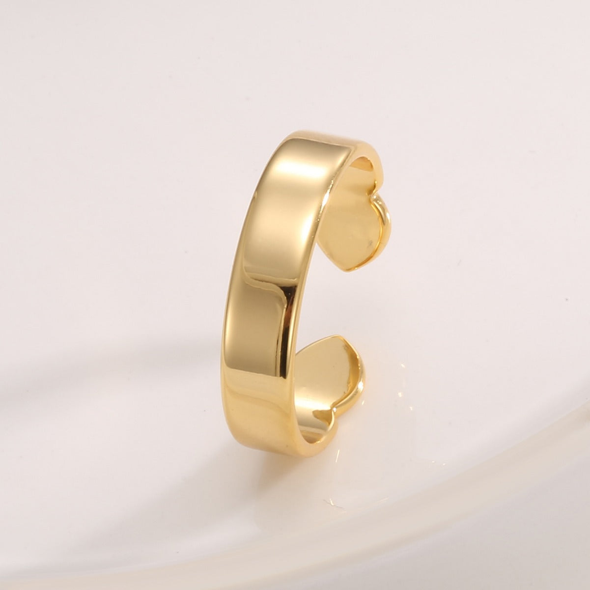 CYR0714 Open Arrowhead Copper Ring for Women Adjustable Simple Ring