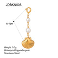 Gold-Plated Stainless Steel Pendant Necklace — Luminous Finish — additional product detail 28 — jewelry finish and design detail
