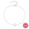 Star Rope Pendant 925 Sterling Silver Bracelet — design silhouette — jewelry finish and design detail