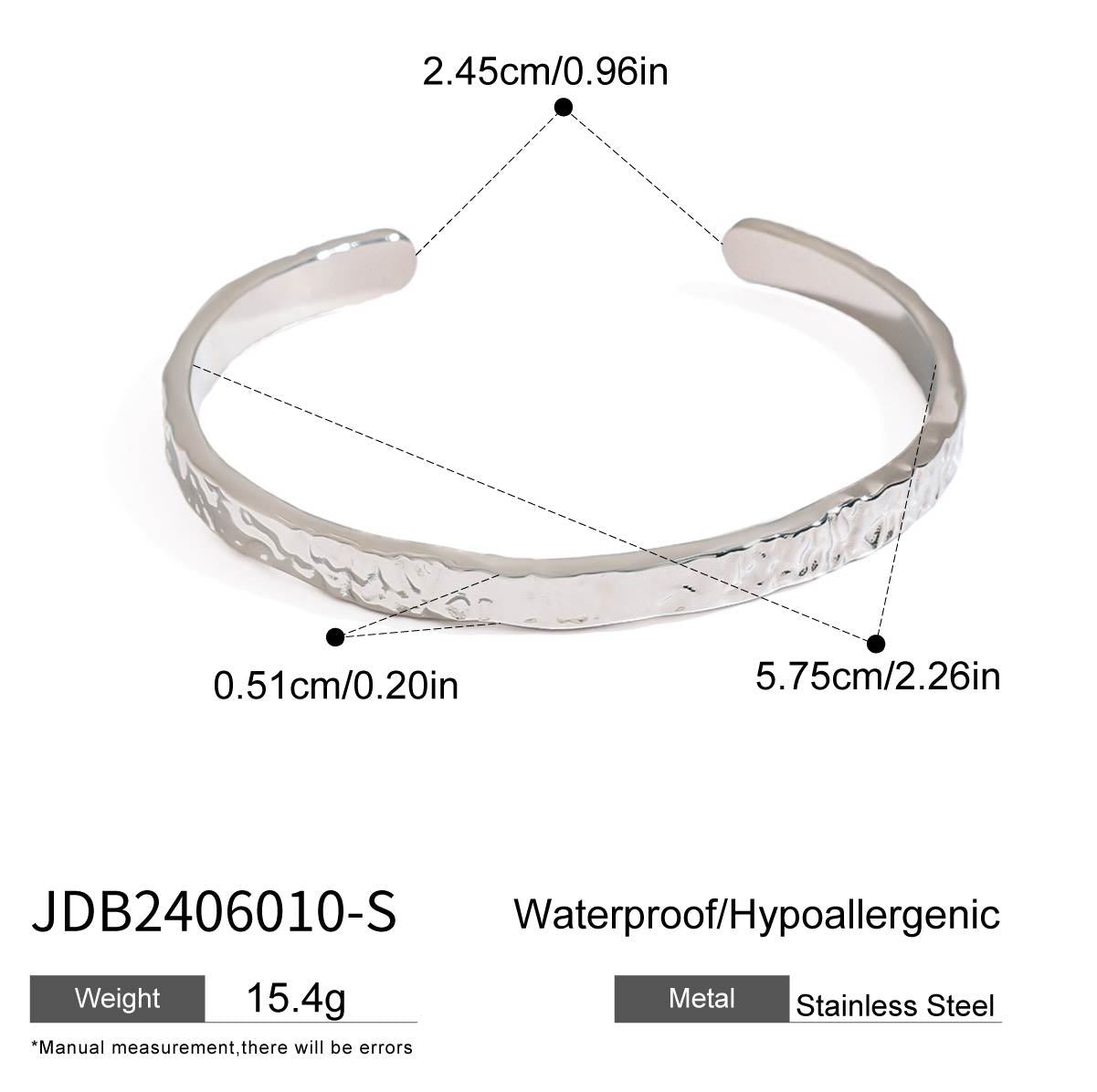 Stainless Steel Bracelet Non-Fading Jewelry Bracelet18K Gold accessories