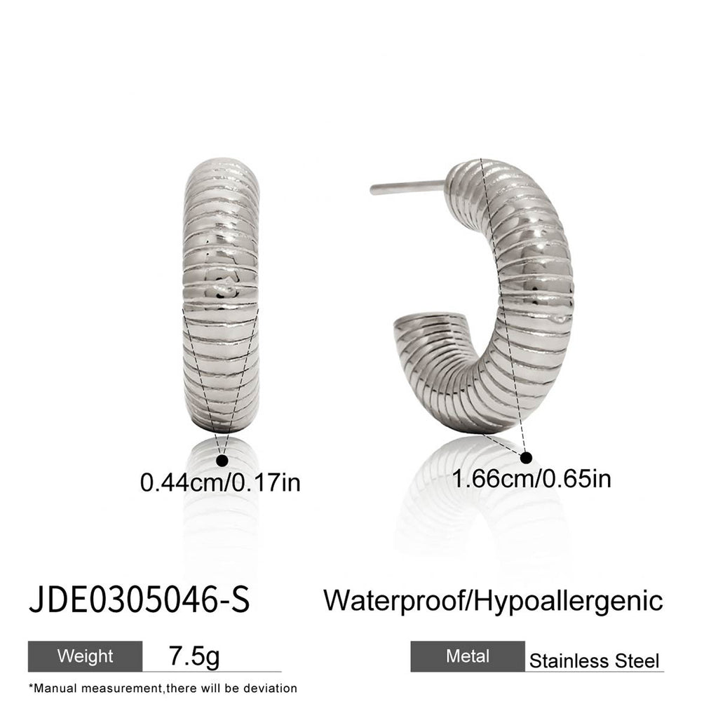 Earrings, ear studs, stainless steel jewelry for women, non-fading ear accessories