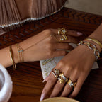 Original Design Five-Pointed Star Ring Non-Fading Jewelry Stainless Steel Accessories ring