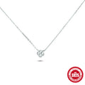 Turquoise 925 Sterling Silver Necklace — length and styling detail — jewelry finish and design detail