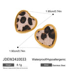 c Hoop Earrings Ear Jewelry Zircon Ear Clips Stainless Steel Accessories earrings