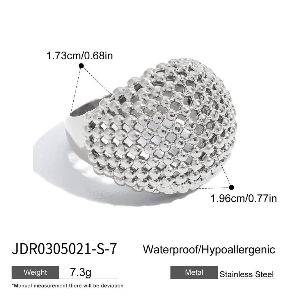 Hollow Ring Non-Fading Jewelry for Women Rings