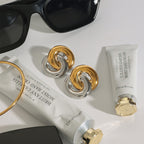 Color Block Stud Earrings Earrings Stainless Steel Jewelry