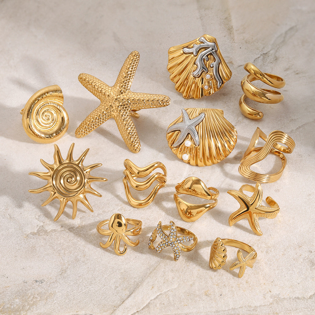 Ring Women's Design Stainless Steel Jewelry Non-Fading Jewelry rings