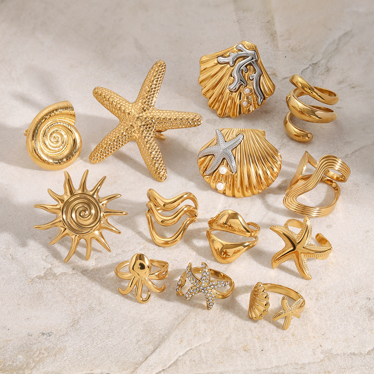 Ring Women's Design Stainless Steel Jewelry Non-Fading Jewelry rings