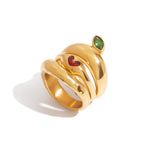 Original Design Zircon Ring Non-Fading Jewelry Stainless Steel Rings