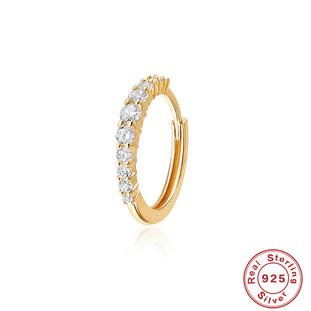 S925Sterling Silver Classic Super Sparkling Diamond Earrings Earrings Trendy Earrings