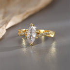 R0434 Fashionable Simple Heart Zircon Ring for Women Elegant Versatile