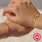 S925 Sterling Silver Snake Bone Chain Bracelet Couple Korean Style