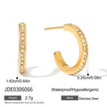 Ear Cuff in 18K Gold-Plated Stainless Steel Earrings — jewelry construction