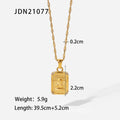 Angel Wing Cubic Zirconia 18K Gold-Plated Stainless Steel Pendant Necklace — jewelry construction
