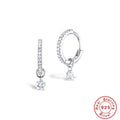925 Sterling Silver Zircon Pendant Earrings Elegant Fashion — fashion jewelry image 11 — jewelry finish and design detail