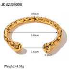 Bracelet Jewelry Stainless Steel Bracelet Real Gold Plating Women Inlaid Zircon Bracelet Factory Store