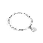 B0010 Wishing Coin Letter Couple Bracelet gold Chain Simple Gold Coin Bracelet