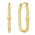 Gold-Plated Brass Asymmetric Ear Cuff Earrings — Boutique Edit for private-label fashion jewelry buyers — jewelry finish and design detail