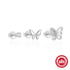 New925Sterling Silver Geometric Star Moon Diamond Set Earrings Hot Selling Pearl Earrings Earrings