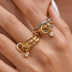 Jewelry Zircon Plain Band Multi-layer Stacking Ring Non-fading Jewelry ring