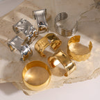 Stainless Steel Metal Bracelet Jewelry Gold Plated Bracelet Open Bracelet