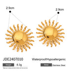 Stainless Steel Turquoise Earrings Zircon Stud Earrings Ear Jewelry Earrings