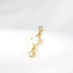 925Sterling Silver Star Earrings Ear Jewelry Studs Opal Earrings Jewelry for Women