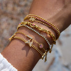 Stainless Steel Zircon Bracelet Women's Jewelry Non-Fading Jewelry