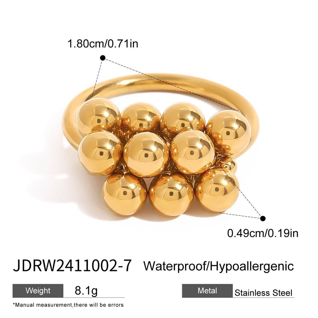 The ring is exaggerated ring Stainless Steel Jewelry