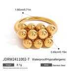 The ring is exaggerated ring Stainless Steel Jewelry