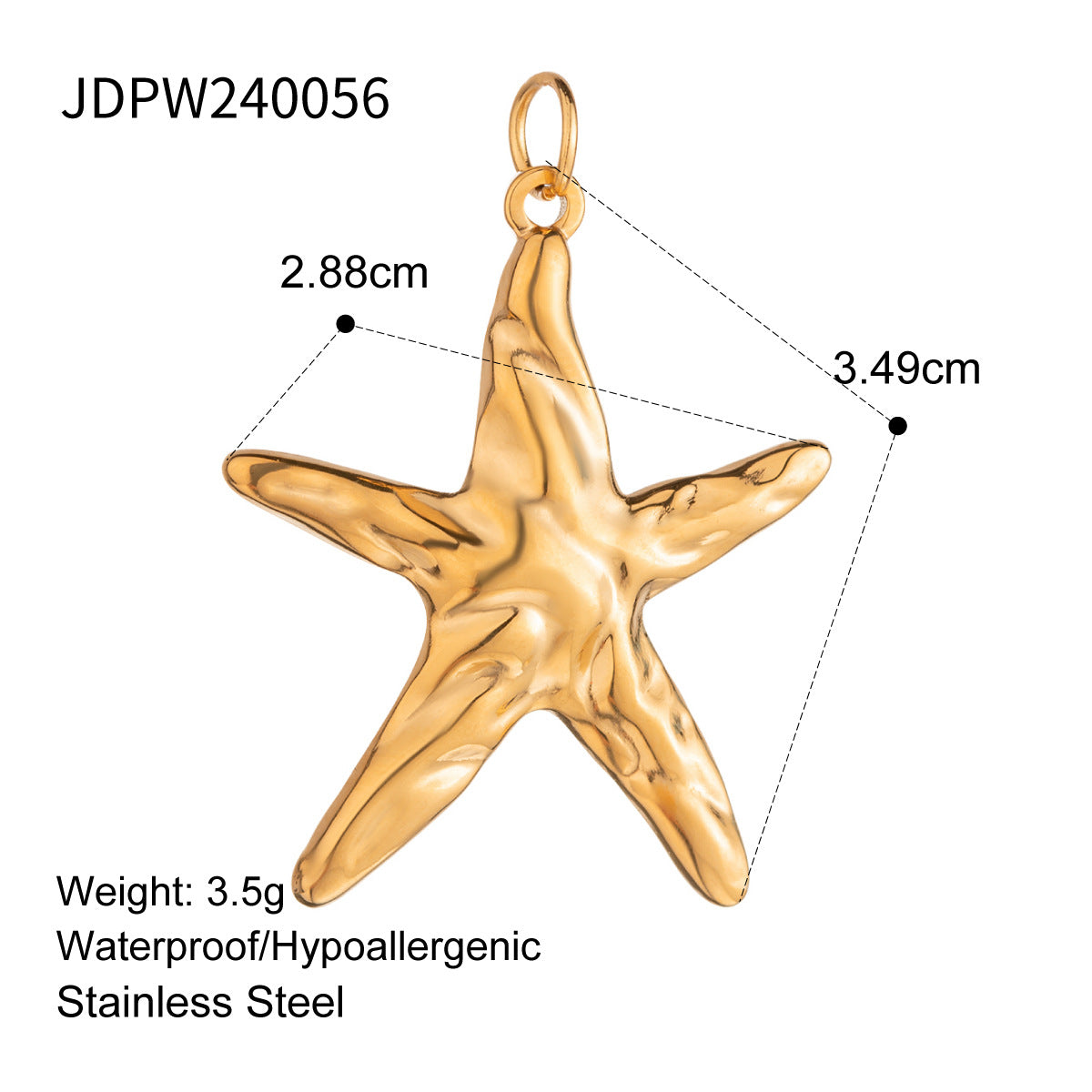 Stainless Steel Ocean Series Jewelry Accessories Heart diy Cross Pendant Necklace Pendant