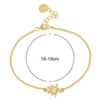 CYB0357 Turtle Copper Plated14k Gold Bracelet fashion Jewelry Beach Bracelet