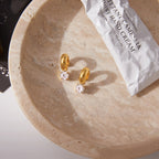 Zircon Earrings Ear Clips Non-Fading Ear Jewelry Stainless Steel Accessories for Women