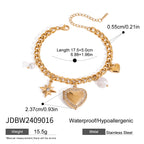 Heart-shaped Bracelet Jewelry18k Non-Fading Stainless Steel
