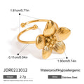 Gold-Plated Stainless Steel Pendant Necklace — collection view — jewelry finish and design detail