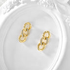 E0237 Design Hip-Hop Fashion Chain Earrings for Women Simple New Earrings Drop Earrings