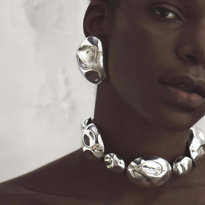 Exaggerated Earrings Studs Ear Jewelry earrings Stainless Steel Jewelry