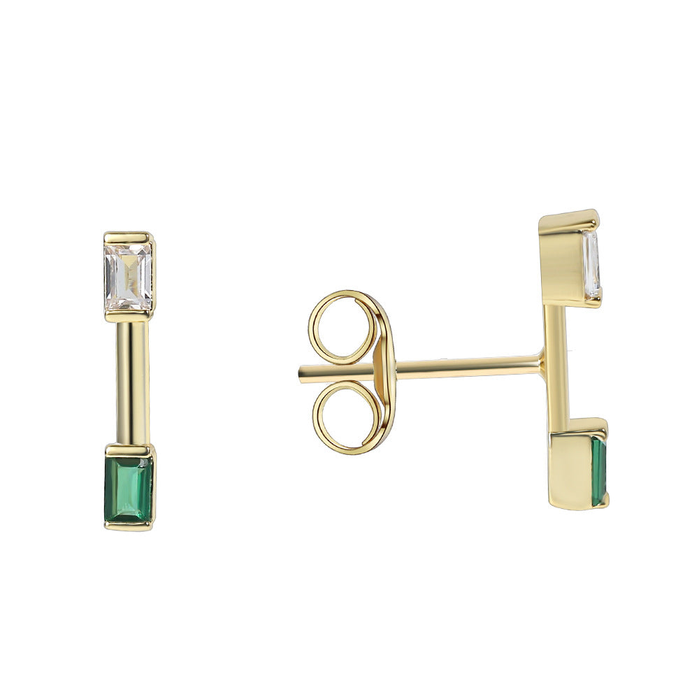 E0351 Geometric Earrings for Women Retro Fashion Design Sense Earrings Minimalist Style Accessories