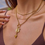 Freshwater Pearl Necklace Jewelry Non-Fading Jewelry Stainless Steel