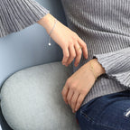 Summer Beach Heart Chain Simple Style Pearl Bracelet for Women In Stock