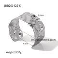 18K Gold-Plated Brass Sculptural Asymmetric Bracelet for curated everyday jewelry assortments — jewelry finish and design detail