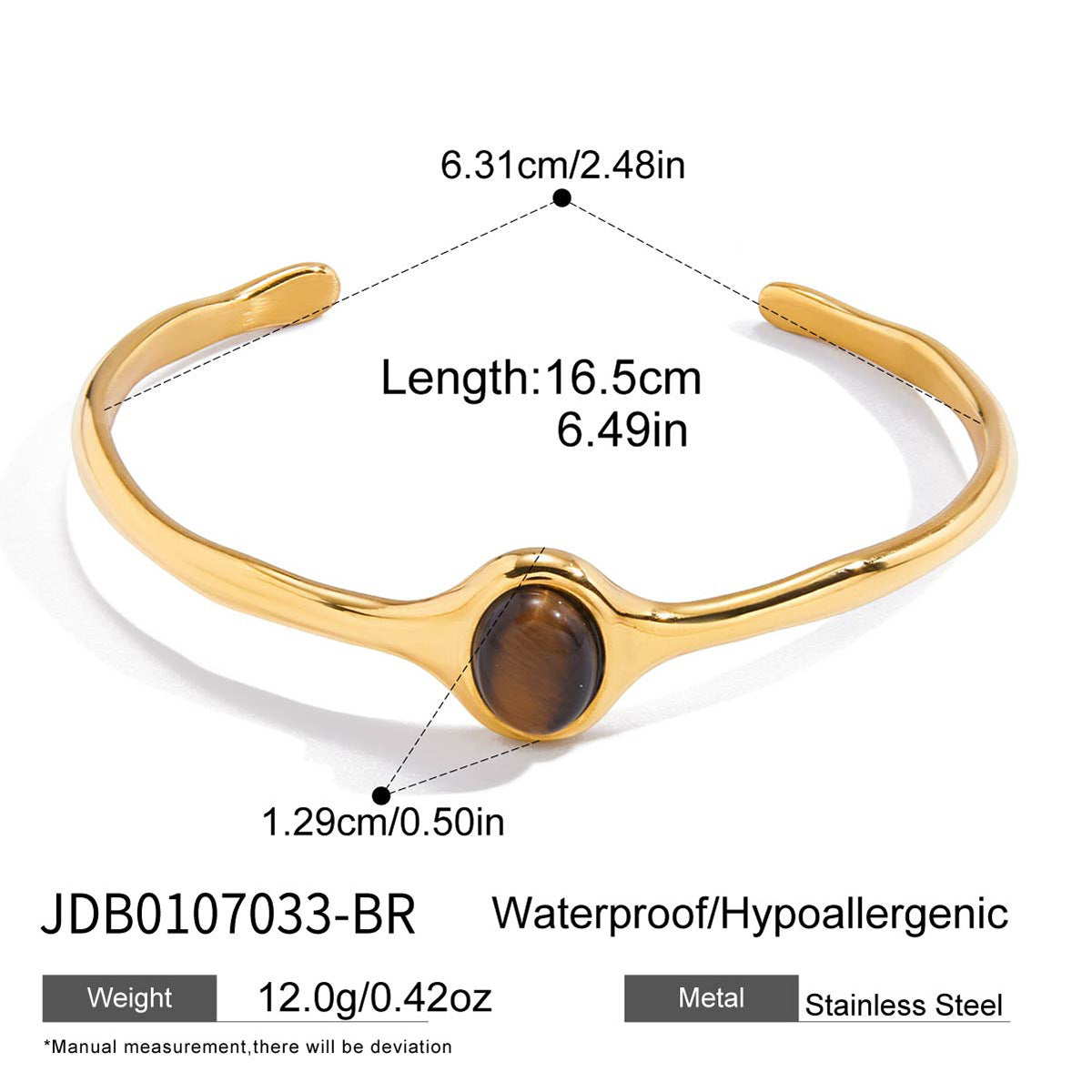 Bracelet that doesn't fade18k Gold Stainless Steel Jewelry